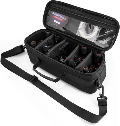 KastKing Fishing Reel Case Medium & Large, Customize Storage, Shockproof Internal Divider Design, Rigid Structural Loadmaster System, Tough and Water-resistant, Keep Reels Protective, Two Size Options