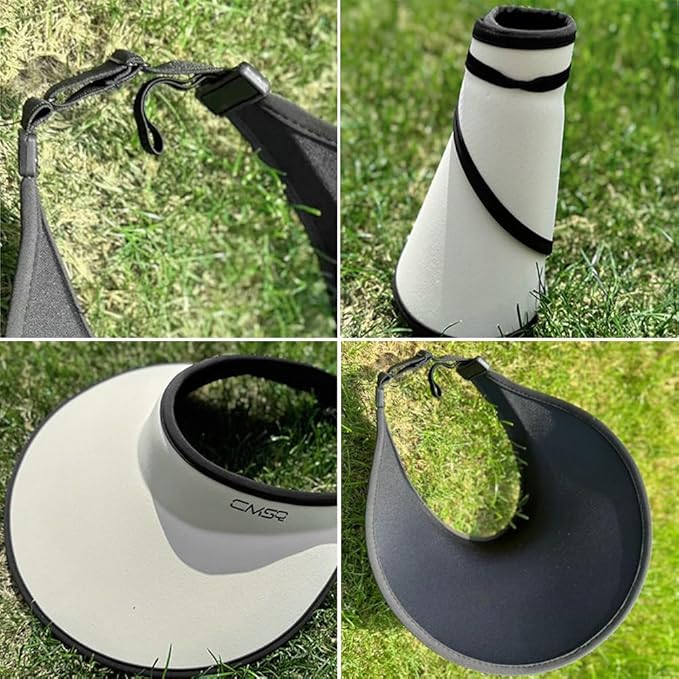 Sun Hats for Women Wide Brim UPF 50+ UV Protection Summer Beach Cap Adjustable Packable Sport Visors Tennis Golf