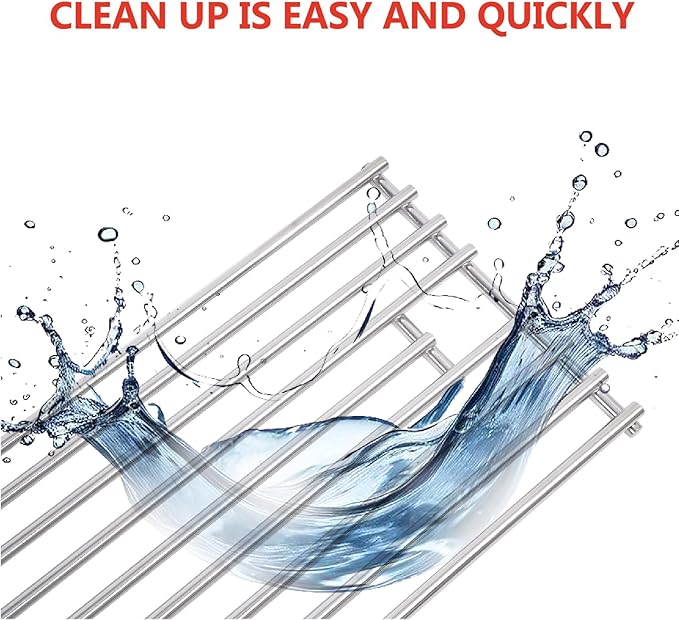 J&HYBBQ Stainless Steel Grill Grate 19 1/4 x 7.5 Inch, 7.8 mm Rod BBQ Grill Grate Compatible with Bull Angus, Brahma, Outlaw, Steer Premium, Lonestar Select, 7 Burner Premium, Lion Premium