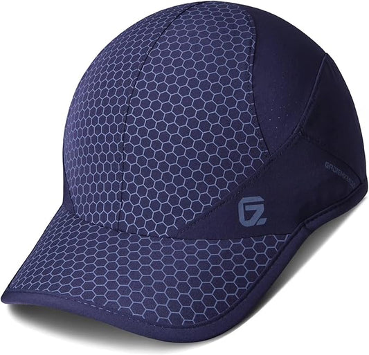 GADIEMKENSD Stretch Running Hat with Soft Brim, Quick Dry, Unstructured, Unisex-Adult