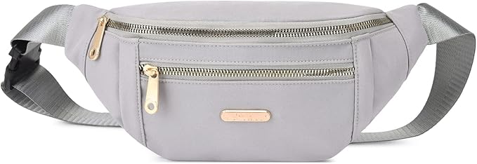 DAITET Crossbody Fanny Pack for Men&Women,Large Waist Bag & Hip Bum Bag with Adjustable Strap for Outdoors Workout Traveling Casual Running Hiking Cycling