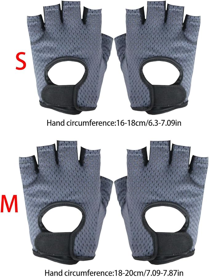 Fitness Gloves for Men and Women Nonslip Silicone Breathable Training Gloves for Weightlifting and Cycling