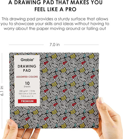 Grabie Acrylic Paint Pens Markers, 28 Colors, 0.7 mm, Extra Fine Tip Drawing Markers, Premium Paint Pens for Painting on Various Surface, Art Supplies, Set of 28