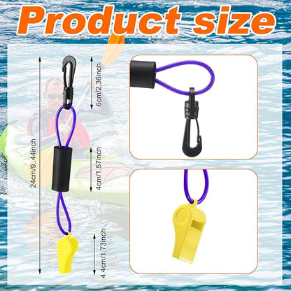 Whistle with Lanyard for Safety Boat Whistle Coast Guard Approved Float Boat Marine Camping Hiking Hunting Fishing Survival Rescue Signaling ski Accessories
