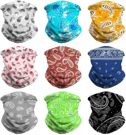 Neck Gaiter Face Cover - Sun Protection Mask Balaclava for Men and Women