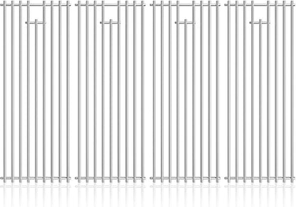 4Pack 7.5" x 19.25" Stainless Steel BBQ Grill Grates Replacement Parts for 16517 Bull BBQ Angus, Brahma, Lonstar Select, Outlaw Steer Premium, Lonestar Select 7 Burner