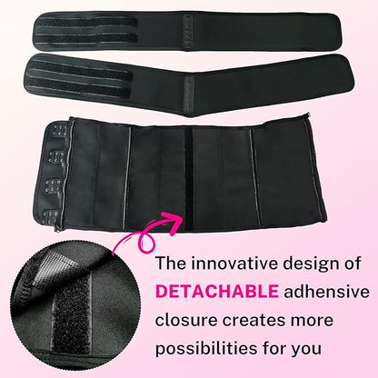 GainKee Clip and Zip Waist Trainer Corset Women Neoprene Worked Out Sweat Vest Body Shaper