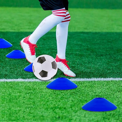 Professional Agility Ladder Speed Training Equipment Set-20ft Agility Ladder,12 Soccer Cones, 4 Agility Hurdles, Running Parachute, Suitable for Soccer Football Basketball Training