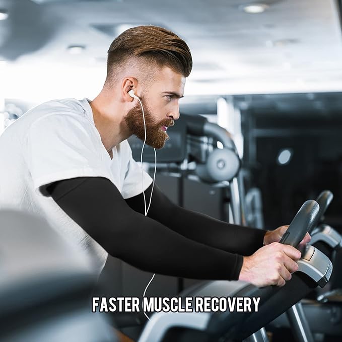 GOUNOD Arm Sleeves for Men Women,Compression Sleeves to Cover Arms for Men Working,Sun Sleeves for Men UV Protection