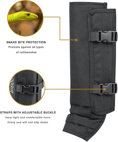 Snake Gaiters Snake Guard Chaps, Waterproof Snake Guards Bite Protection for Lower Legs, Snake Proof Gaiters Fit for Men