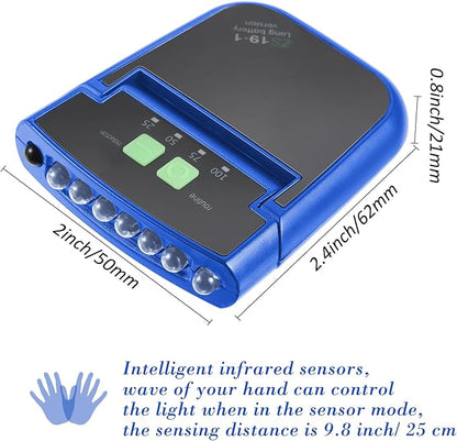 Mudder LED Clip on Cap Lights USB Rechargeable Cap Flashlight Clip Waterproof Ultra Bright Hat Flashlight Headlamp for Fishing Camping Hand Work