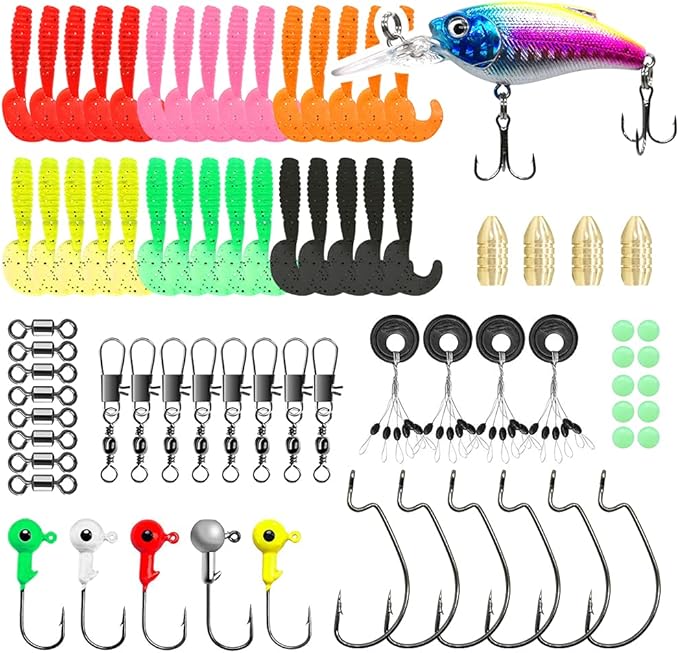 Kilitn Kids Fishing Rod, 1.5M 61Inch 4.92Ft Portable Telescopic Fishing Pole and Reel Combos and String with Fishing Line Full Kits, Youth Fishing Pole Fishing Gear for Kids, Boys, Girls, and Adults