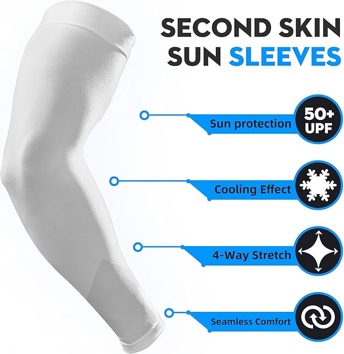 GOUNOD Arm Sleeves for Men Women,Compression Sleeves to Cover Arms for Men Working,Sun Sleeves for Men UV Protection
