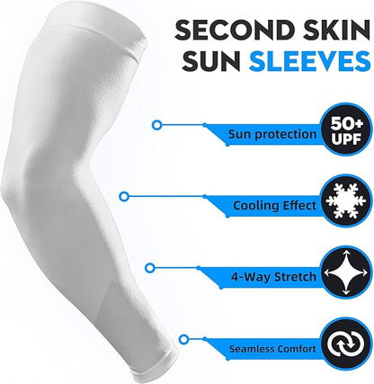 GOUNOD Arm Sleeves for Men Women,Compression Sleeves to Cover Arms for Men Working,Sun Sleeves for Men UV Protection