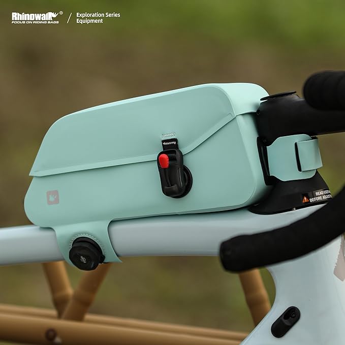 Rhinowalk Bike Frame Bag with Magnetic Flap Waterproof Bicycle Top Tube Bag Bikepacking Cycling Tools Storage Bag for MTB Road Bike