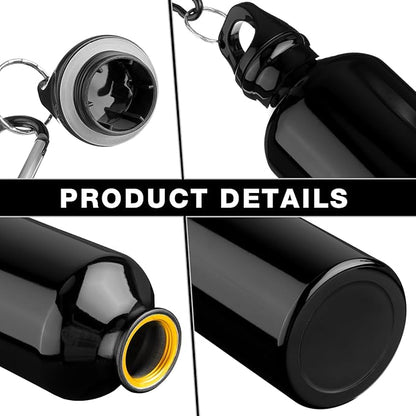 24 Pcs Aluminum Water Bottle 17oz Aluminum Reusable Bottles with Clips Sports Lightweight Water Multipack Easy Carry Leakproof Travel for Gym Hiking Cycling Sports Outdoor(Bright Color)