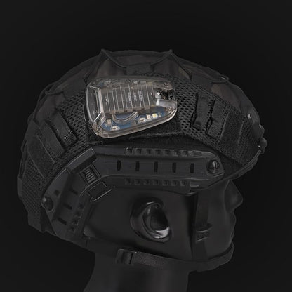 Tactical Helmet Light,4 Modes Visible LED IR Constant-on/Strobe,Waterproof Ladybird Lamp Survival Signal Light for Outdoor Sports Survival Signal Light,1*CR123A Battery Included.