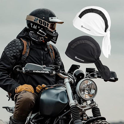 Men's Breathable Cycling Bandanas Outdoor Sweat-Wicking Cycling Caps Motorcycle Helmet Liners