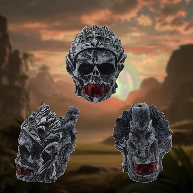 Aztec Death Whistle - 125+ Decibels Human Loudest Screams, Ancient Aztec Whistle for Halloween, Dia De Los Muertos, Unique Gifts for Horror & History Fan