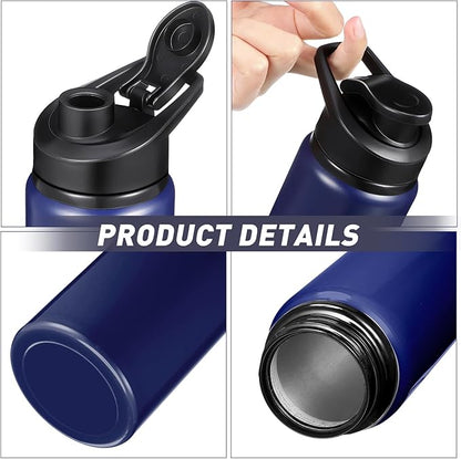 Mimorou 16 Pack Aluminum Water Bottles with Snap Lid Aluminum Reusable Sports Lightweight Leak Proof Water Bottles Bulk for Gym Hiking Cycling Sports Outdoor(13.5 oz)