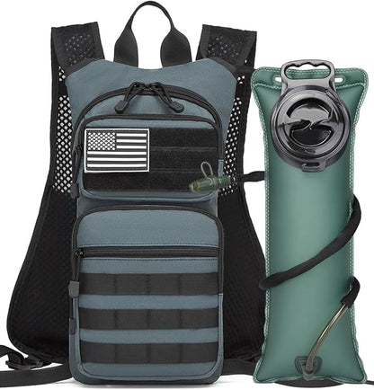 ATBP Insulated Hydration Pack Hiking Water Backpack Running Vest with 3L TPU Bladder Bag for Marathon Cycling Men