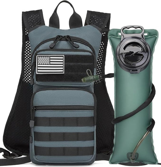 ATBP Insulated Hydration Pack Hiking Water Backpack Running Vest with 3L TPU Bladder Bag for Marathon Cycling Men