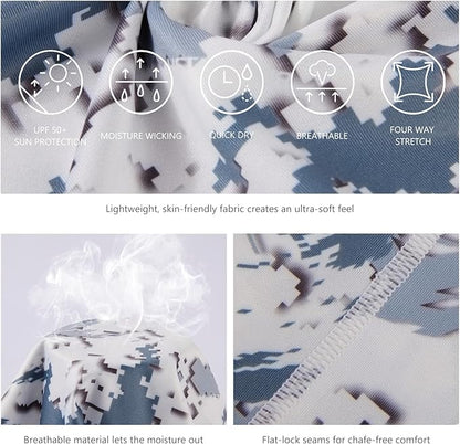 BASSDASH UPF 50+ UV Sun Protection Neck Gaiter Fishing Mask Hunting Kayaking Hiking Cycling Ski Sports