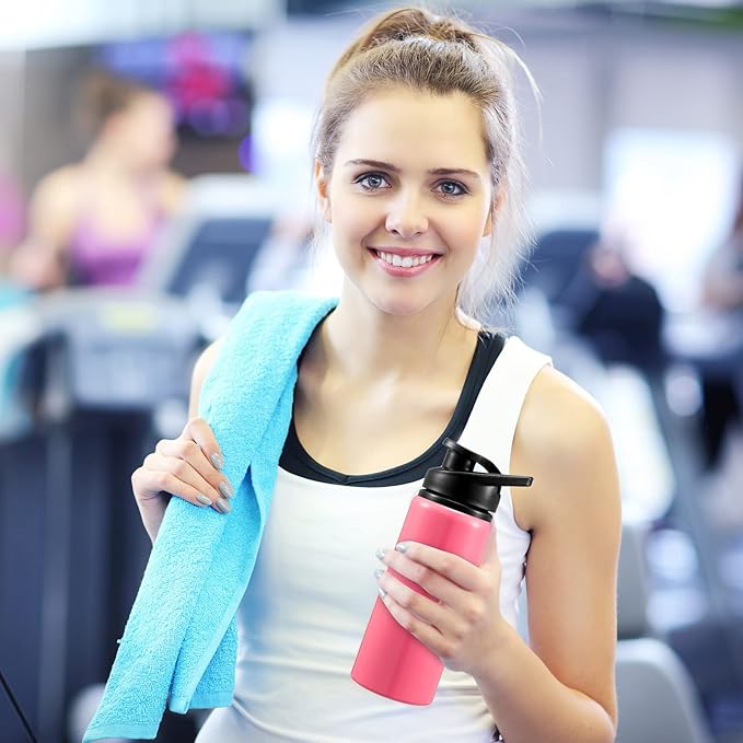 Foaincore 24 Pack Bulk Water Bottles 17 oz Aluminum Reusable Sports Bottles, Employee Appreciation Gifts for Team, Coworker, Staff, Office, Christian Charity Donation Supplies