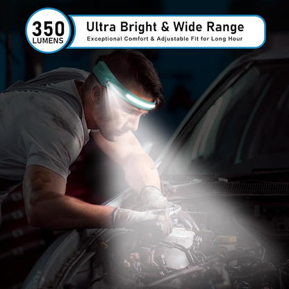 Headlamp Rechargeable (2, Green)