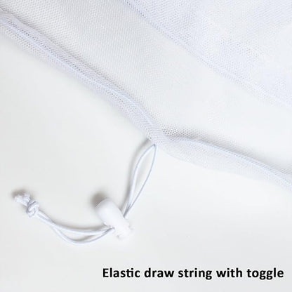 Anvin Mosquito Head Mesh Nets Gnat Face Netting for No See Ums Insects Bugs Gnats Biting Midges from Any Outdoor Activities, Works Over Most Hats Comes with Free Stock Pouches (3pcs, White)