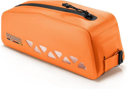 ROCKBROS Top Tube Bike Bag Waterproof Bike Frame Bag Lightweight Buckle Lock Design TPU Material Top Tube Bag Easy Install Cycling Top Tube Front Frame Pack 1L Capacity