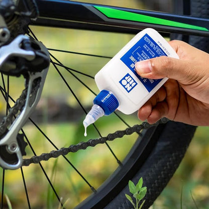 Bike Chain Lube and Degreaser: Bike Chain Cleaning Kit Spray Degreaser with Dry Chain Wax Lube - Drivetrain ＆ Brake Wash for Bicycle 350ML, Solvent Formulation, Extremely Fast Degreasing