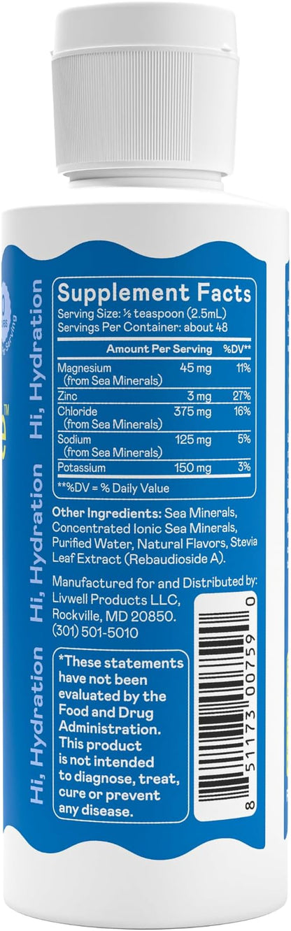 Hi-Lyte Electrolytes for Fasting, Immune Support and Rapid Hydration | Tropicals | NO Calories NO Sugar | 20%+ More Potassium, Magnesium & Zinc