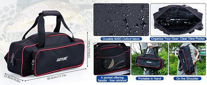 Goture Fishing Rod and Reel Combo,Fishing Pole,Telescopic Fishing Rod Kit with Spinning Reel, Telescopic Fishing Pole with Carrier Bag for Freshwater Saltwater for Men Women