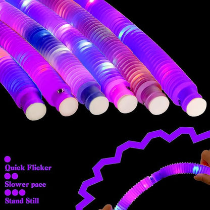 Purple 12 Pack Light Up Party Favors Supplies,Bulk Glow Sticks Bracelet,Necklace Accessories for Kids,Birthday Return Gifts Treats,Easter Basket Goodie Bag Stuffer Fillers for Boys Girls