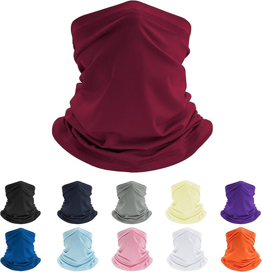 Pukavt 2 Pack 3 Hole Winter Knitted Mask, Full Face Cover Ski Mask Warm Balaclava for Skiing, Motorcycle, Snowboard