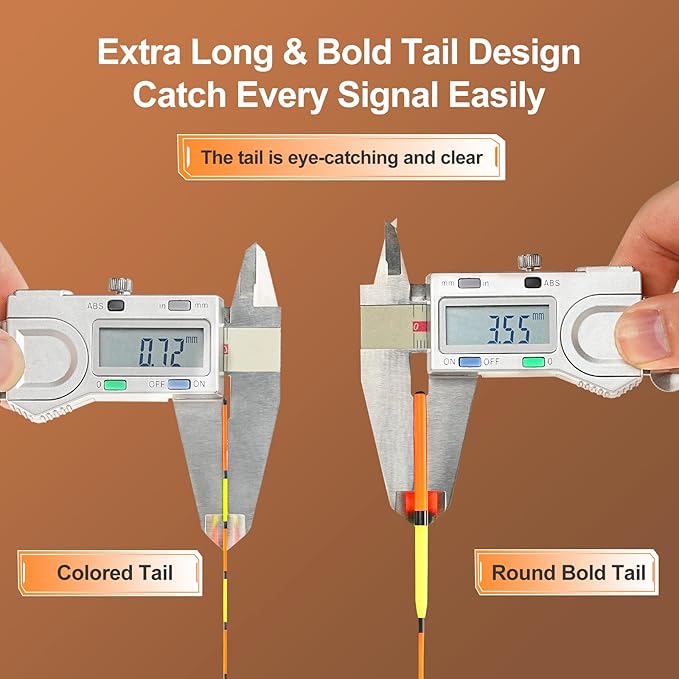 Fishing Bobbers, Fishing Floats, light up bobbers night fishing, slip bobbers for fishing, day or night fishing gear, LED Color-Changing Signal for Fishing, Deep Stillwater(5-12 meters)