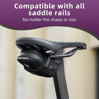 ROCKBROS Bike Saddle Bag - Small, Lightweight and Portable Under Seat Bag for Road Bikes