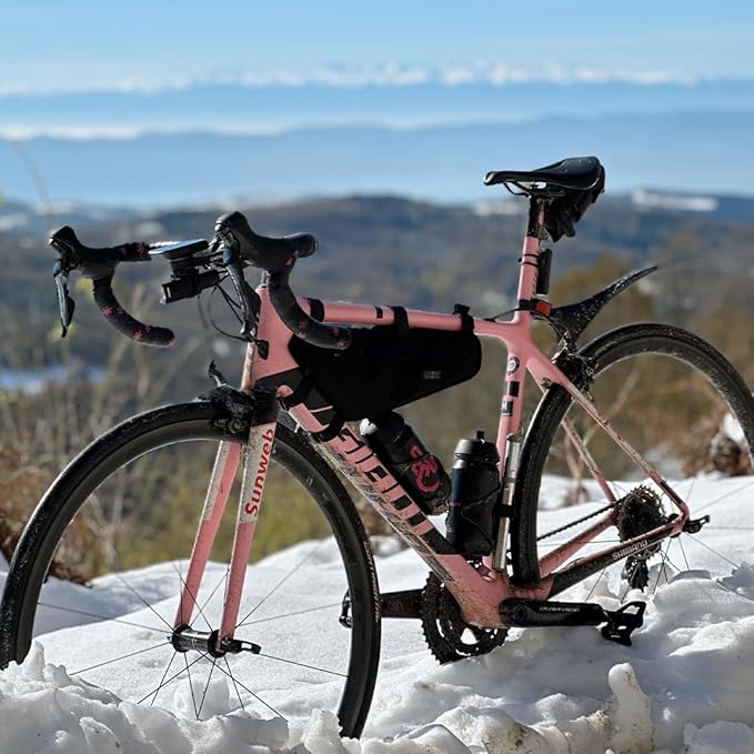 Mira Bike Frame Bag - Water Resistant, Durable Cordura Fabric & Bicycle Equipment Bag - Biking Storage, Bikepacking Pouch, Road for Cycling Adventures