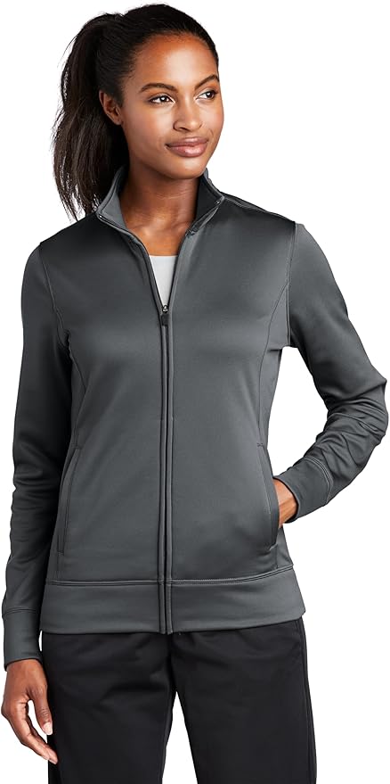 Sport-Tek® Ladies Sport-Wick® Fleece Full-Zip Jacket. LST241