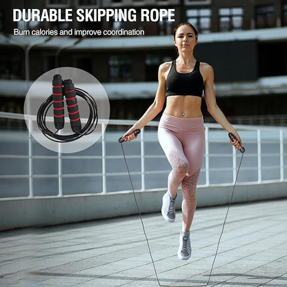 REDCAMP Agility Speed Training Equipment Set, 20ft 12 Rungs Agility Ladder, Jump Rope,10 Disc Cones, Resistance Parachute, 5 Resistance Bands, Football Practice Training Accessories with Storage Bag