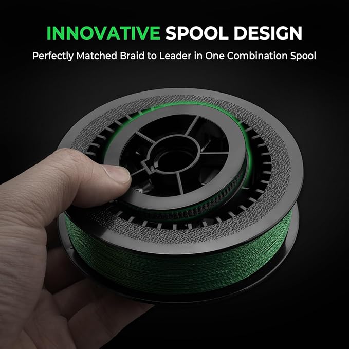 KastKing Destron Braided Fishing Line, Highly Abrasion Resistant, Improved Knot Strength, Ultra-Thin Diameter Superline, Zero Stretch & Memory, CFT “Color Fast Technology”, 75% Thinner Than Mono