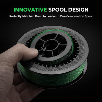 KastKing Destron Braided Fishing Line, Highly Abrasion Resistant, Improved Knot Strength, Ultra-Thin Diameter Superline, Zero Stretch & Memory, CFT “Color Fast Technology”, 75% Thinner Than Mono