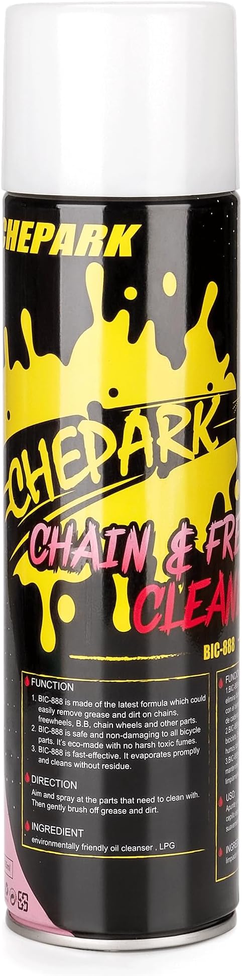 Drivetrain Cleaner- Effective Bike Chain & Freewheel Cleaner and Chain Degreaser for Bicycle Cleaning - Bike Cleaner for E-BIKE Mountain Gravel Road Bike Chains