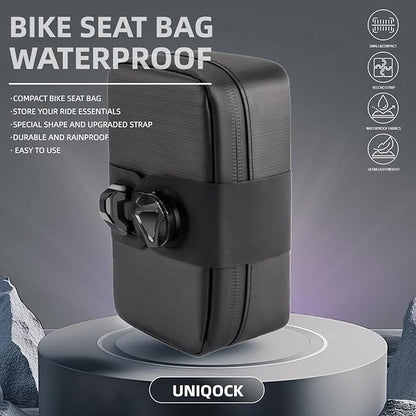 Bike Seat Bag, Bicycle Saddle Bag,Bicycle Strap-On Saddle Bag, Cycling Bag, Waterproof Bike Bag for all our essentials, bike bags for Mountain Road Bikes