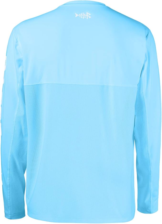 BASSDASH Fishing T Shirts for Men UV Sun Protection UPF 50+ Long Sleeve Tee T-Shirt