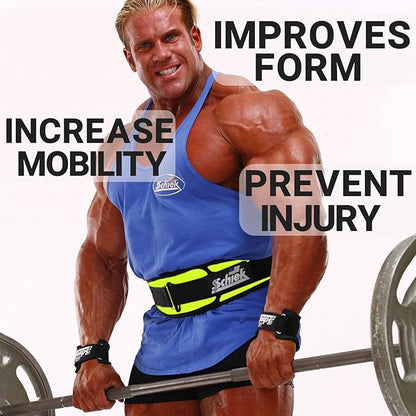 Schiek Sports Model 2004 Nylon 4 3/4" Weight Lifting Belt - Black