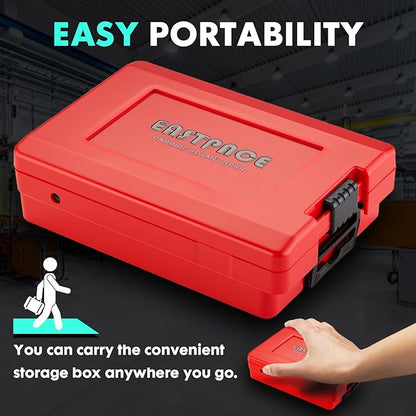 10 PCS 1/4" Shank Tungsten Carbide Burr Set Double Cut for Metal Grinding, Deburring Die Grinder Bits Fit Dewalt Milwaukee Die Grinders Accessories 1PC Mandrel & 5PC 3inch Cut Off Wheel