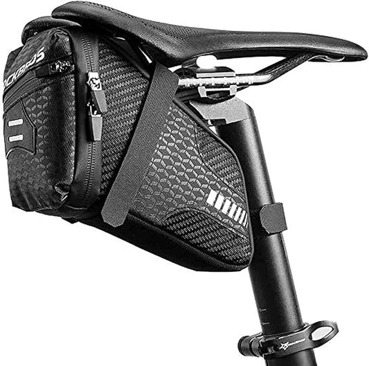 ROCKBROS Bike Saddle Bag - Seat Bag 1.5L Bicycle Bag Cycling Accessories Storage Pouch Wedge Pack for Mountain & Road Bike