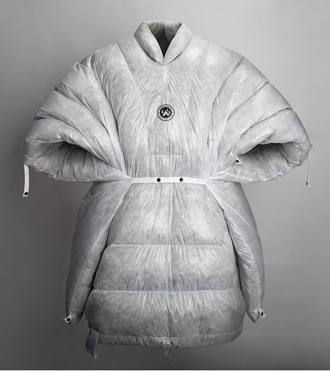 Tiny PRO Series 10D Lightweight 800FP Wearable Down Sleeping Bag Quilt for Backpacking Camping Adult Outdoor Travel Sleeping Bag